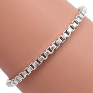 TIFFANY&Co. Venetian Bracelet Silver925 15.6g unisex